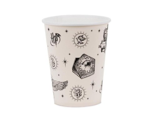 Kubeczki Harry Potter beżowe 250ml 6szt