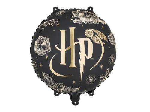 Balon foliowy Harry Potter czarny 35cm