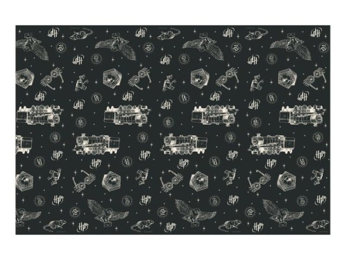 Obrus papierowy Harry Potter czarny 180x120cm