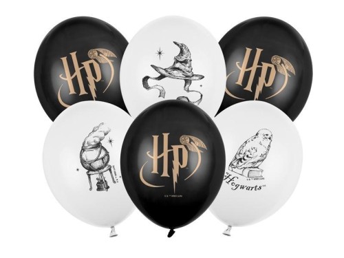 Balony Strong Harry Potter z nadrukiem 6szt
