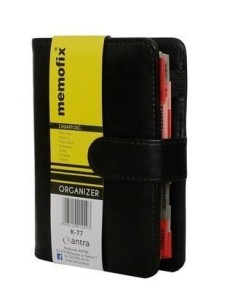 ORGANIZER 2027 MEMOFIX A6 K CZARNY