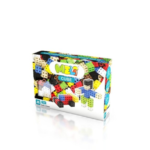 Klocki konstrukcyjne Meli Cube 50szt, Meli