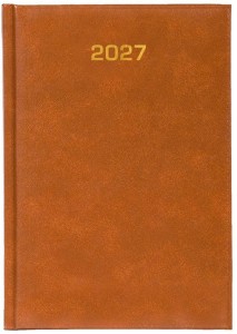 KALENDARZ 2027 DZIENNY A5 BALADEK JASNY BRĄZ