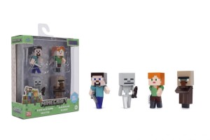 JADA MINECRAFT MET FIG, 4-PAK, 6,5 CM,W4, JADA