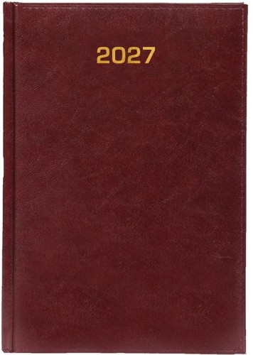 Kalendarz 2027 tygodniowy B5 Baladek Bordo