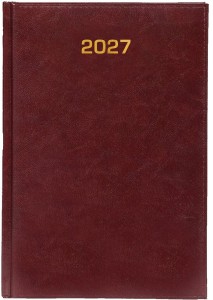 KALENDARZ 2027 TYGODNIOWY A5 BALADEK BORDO