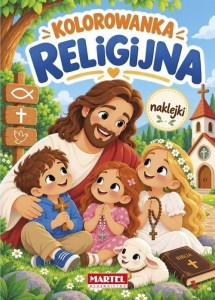 KOLOROWANKA RELIGIJNA Z NAKLEJKAMI