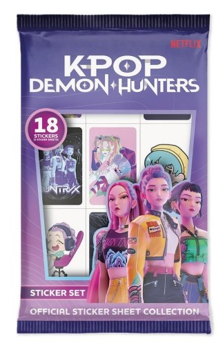 K-Pop Demon Hunter saszetka z mini naklejkami