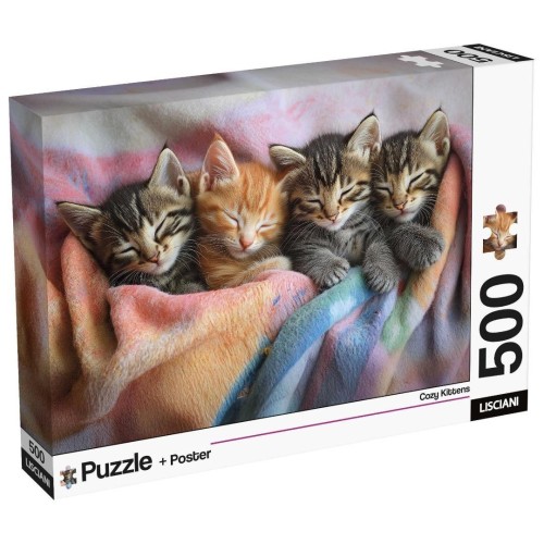 Puzzle 500 Adults Kociaki, Lisciani