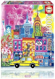 PUZZLE 1000 NOWY JORK / USA, CAR PINTOS, EDUCA