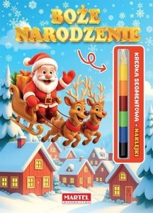 MODUŁOWA KREDKA. BOŻE NARODZENIE Z NAKLEJKAMI