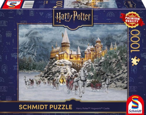 Puzzle 1000 Harry Potter: Hogwart zimą, Schmidt