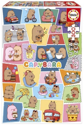 Puzzle 300 Kapibary, Educa