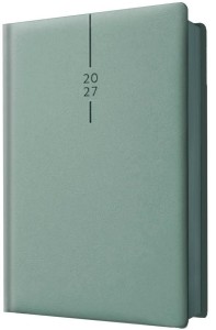 KALENDARZ 2027 A5 DZIENNY ELEGANT MIĘTA