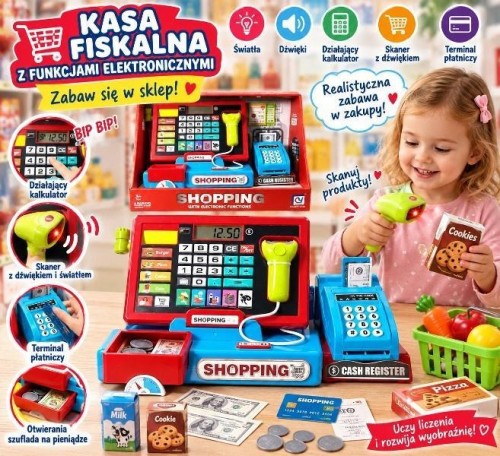 Kasa sklepowa z terminalem do kart płatniczych