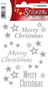 NAKLEJKA MAGIC - MERRY CHRISTMAS