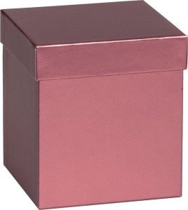 PUDEŁKO PREZENTOWE SENSUAL COLOUR BORDO 11X11X12CM
